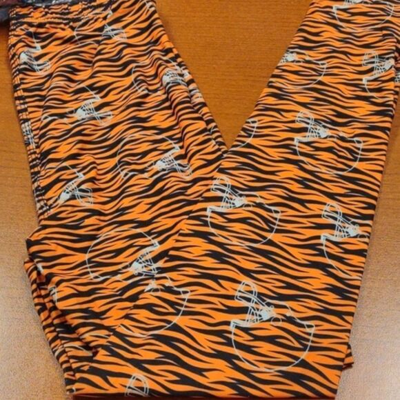 Tiger Bengals Cat Football Leggings - Picture 1 of 2